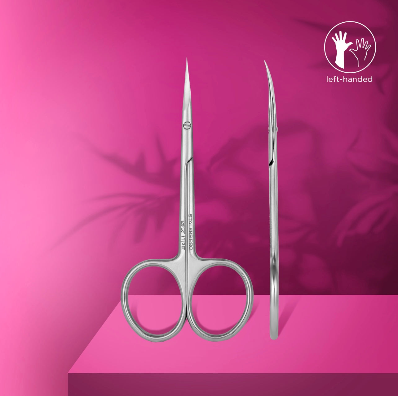 PROFESSIONAL CUTICLE SCISSORS FOR LEFT-HANDED EXPERT 11 TYPE 3